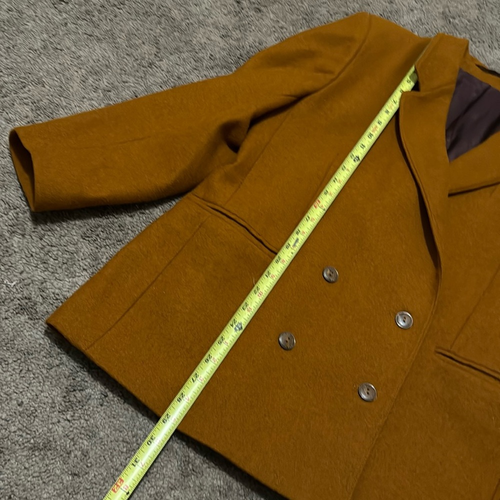 Men’s Vintage Jacket-Euro Sz 42-Wool Blend-Made in Yugoslavia-Rust Color - Picture 12 of 16